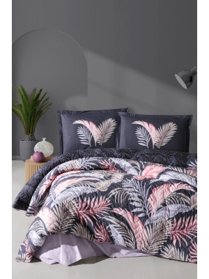 Tek Kişilik Dört Mevsim Set Hena V1 Antrasit