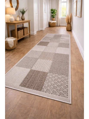 Merinos Rs Sisal 79269-071 Özel Kesme Halı Kahverengi