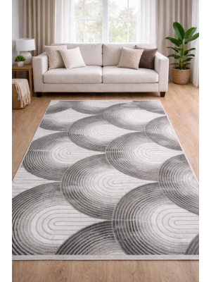 Merinos Still 77411-095 Özel Kesme Halı Antrasit