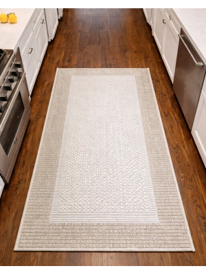 Mess Modern Dekoratif Yumuşak Dokulu Sisal Halı 3945 Krem Vizon