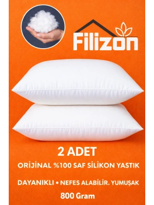 Filizon 2 Adet Boncuk Silikon Yastık Dayanıklı Nefes Alabilir Yumuşak 800 Gram