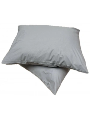 Clasy Ranforce %100 Pamuk 2 Adet Yastık Kılıfı Düz Açık Mavi