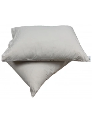 Clasy Ranforce %100 Pamuk 2 Adet Yastık Kılıfı Düz Krem