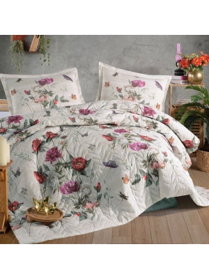 Clasy Ranforce %100 Pamuk Çift Kişilik Dört Mevsim Set Nerina V1 Adaçayı