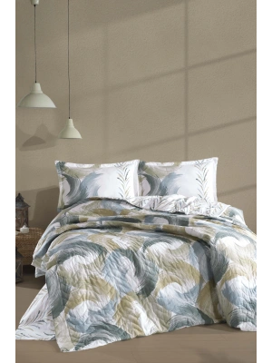 Clasy Ranforce %100 Pamuk Tek Kişilik Dört Mevsim Set Estiva V1 Yeşil