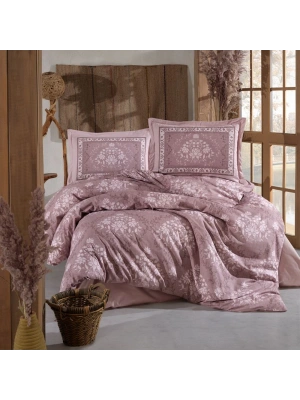 Clasy Ranforce %100 Pamuk Tek Kişilik Nevresim Zahara V1 Kahve