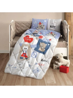 Clasy Ranforce Bebek Uyku Seti Kitty V1 Mavi