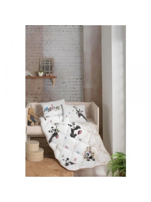 Clasy Ranforce Bebek Uyku Seti Panda V1 Bej