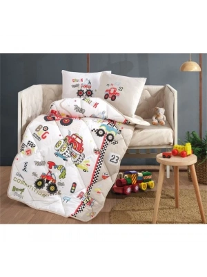 Clasy Ranforce Bebek Uyku Seti Truck Bej V1