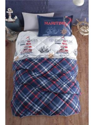 Clasy Ranforce Genç Uyku Seti Tek Kişilik Maritime V1 Lacivert