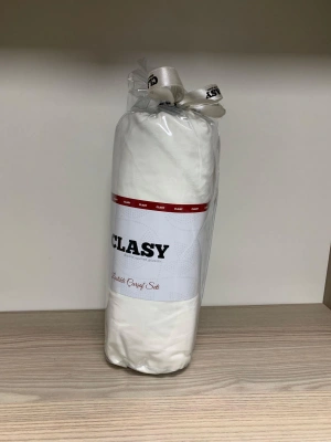 Clasy Ranforce Lastikli Çarşaf Seti Tek Kişilik Beyaz flz4