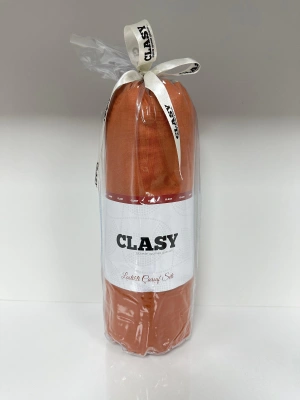 Clasy Ranforce Lastikli Çarşaf Seti Tek Kişilik Düz Kiremit