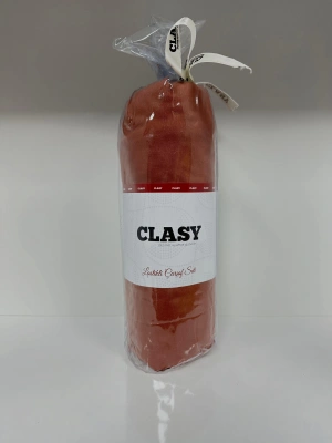 Clasy Ranforce Lastikli Çarşaf Seti Tek Kişilik Düz Kiremit Rengi