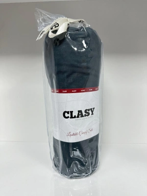 Clasy Ranforce Lastikli Çarşaf Seti Tek Kişilik Düz Lacivert