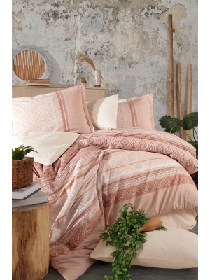 Clasy Ranforce Nevresim Takımı Çift Kişilik Capella V2 Kahve