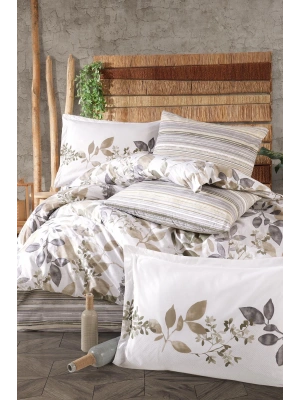 Clasy Ranforce Nevresim Takımı Tek Kişilik Azura V1 Bej