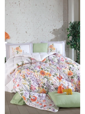 Clasy Ranforce Uyku Seti Çift Kişilik Galya V1 Yeşil