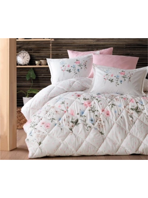 Clasy Ranforce Uyku Seti Çift Kişilik Palitra V1 Pudra