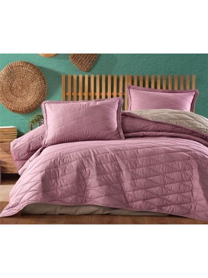 Clasy Ranforce Yatak Örtüsü Çift Kişilik Lorna V4