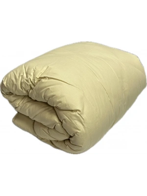 Clasy Ranforce Yorgan Tek Kişilik İki Renkli Sarı - Gri