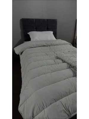 Clasy Saten %100 Pamuk Saten Tek kişilik Yorgan Avola V2 Adaçayı