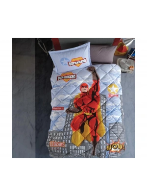 Clasy Tek Kişilik Ranforce Yorgan Süper Hero