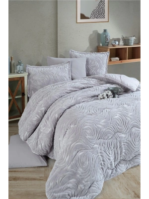 Clasy Wellsoft Jakarlı Tek Kişilik Uyku Seti Reste V2 Gri