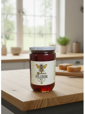 Filizon Bahar Balı 850 Gram Cam Kavanoz Kürse Balı Çiçek Balı 850 Gram Cam Kavanoz Paketi