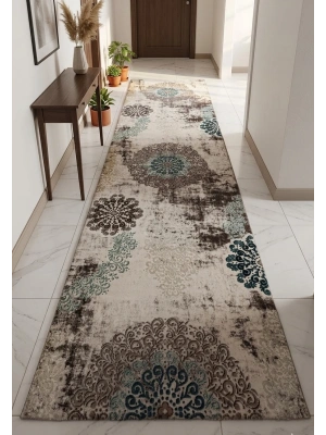 Merinos Akrilik Halı 100x250 Yolluk Halı