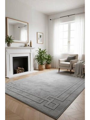 Merinos Halı 200x290 Bamboo Lavi Koleksiyonu 34666-095