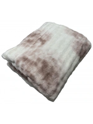 Merinos Harmony Çift Kişilik Peluş Battaniye 220x240 Güldefne Rengi Yeni Model Yeni Desen