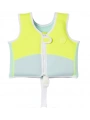 Sunnylife - Çocuk Yüzme Can Yeleği 1-2 Yaş Aqua Neon Yellow