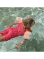 Sunnylife Çocuk Yüzme Kolluğu Poppy the Peach Pink Stripe