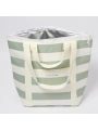 Sunnylife Soğutuculu Tote Plaj Çantası La Palma Sage Stripe