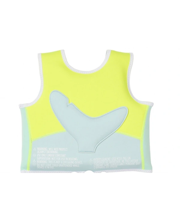 Sunnylife - Çocuk Yüzme Can Yeleği 2-3 Yaş Aqua Neon Yellow