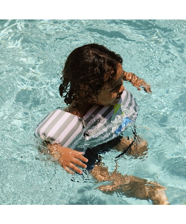 Sunnylife Kolluklu Can Yeelği 3-6 Yaş Eli the Elephant Green Stripe