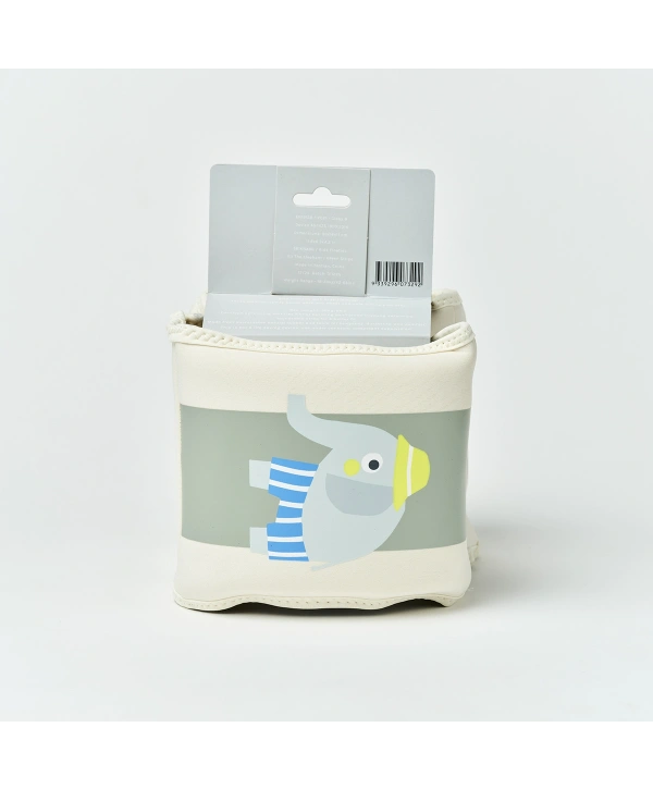 Sunnylife Çocuk Yüzme Kolluğu Eli the Elephant Green Stripe