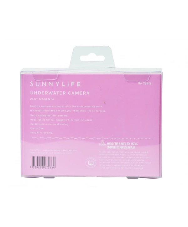 Sunnylife - Çocuk Sualtı Fotoğraf Makinası Pool Party Magenta