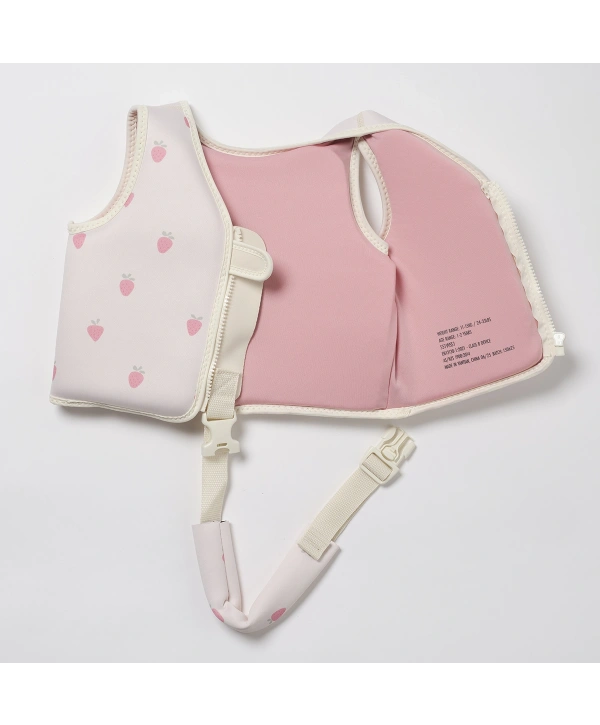 Sunnylife Çocuk Yüzme Can Yeleği  1-2 Yaş Strawberry Sunshine