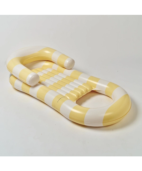 Sunnylife Deniz ve Havuz Yatağı La Mer Limon Stripe