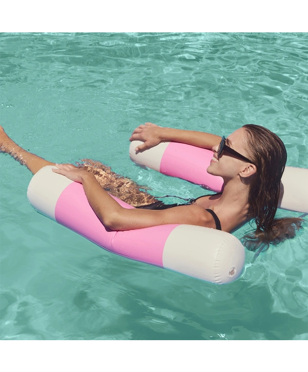 Sunnylife Deniz ve Havuz Şişme Hamak Pool Party Magenta