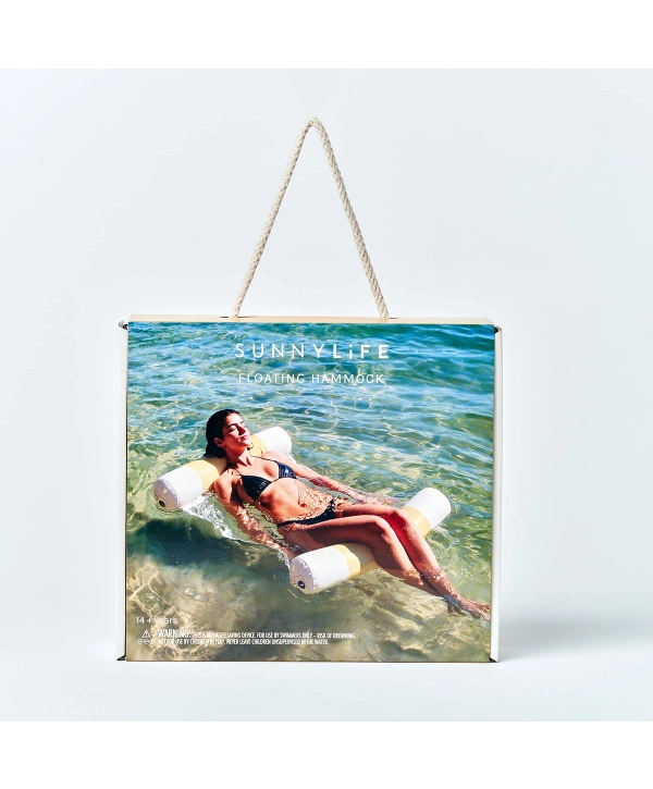 Sunnylife Deniz ve Havuz Şişme Hamak  La Mer Limon