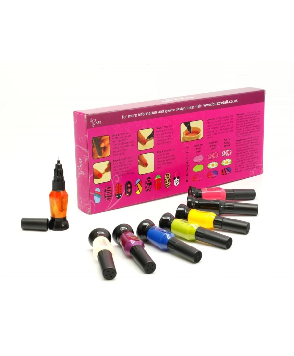 Buzz Art - Çocuklara Özel Tırnak Boyama Tasarım Seti