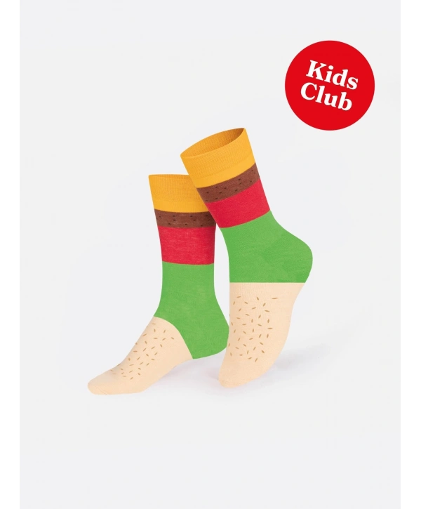 Eat My Socks - Çocuk Cheeseburger Çorap