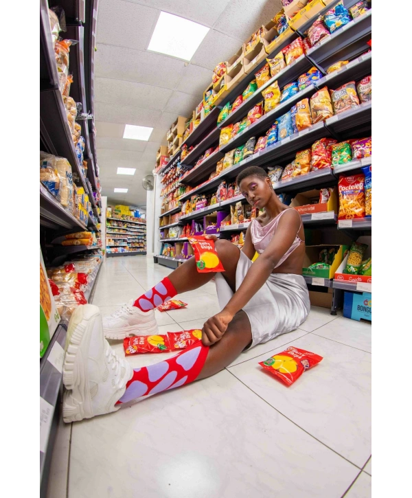 Eat My Socks - Yetişkin Tuzlu Cipsler Çorap