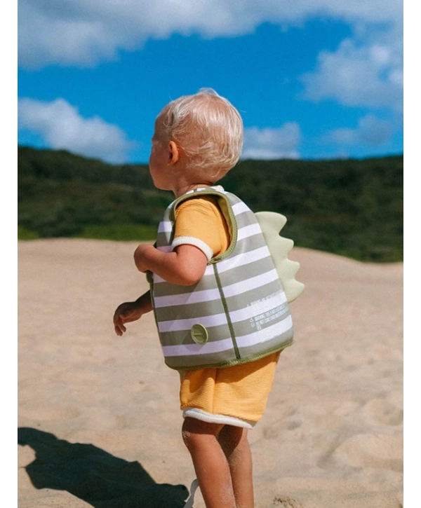 Sunnylife Çocuk Yüzme Can Yeleği  1-2 yaş Into the Wild Khaki