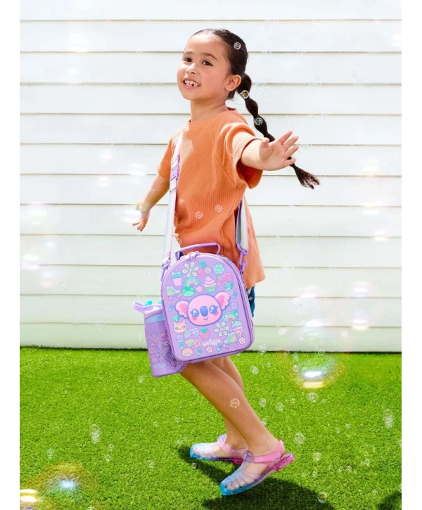 Smiggle - Curious Sert Kapaklı Beslenme Çantası