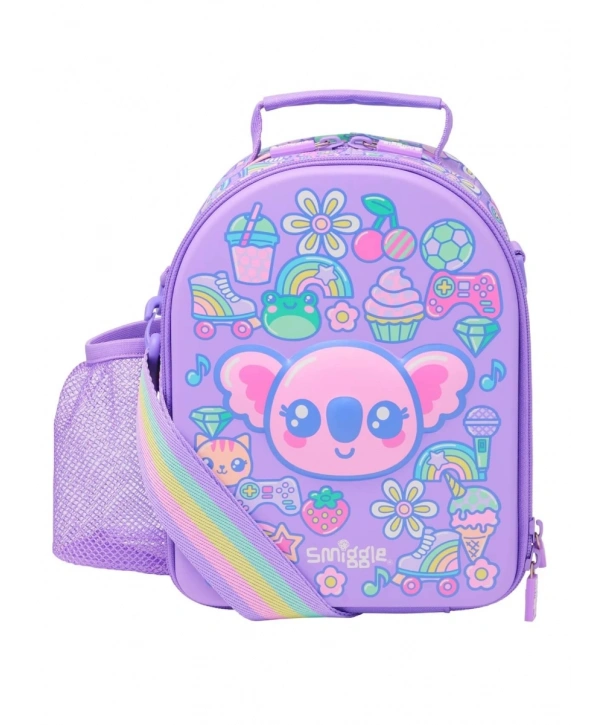 Smiggle - Curious Sert Kapaklı Beslenme Çantası