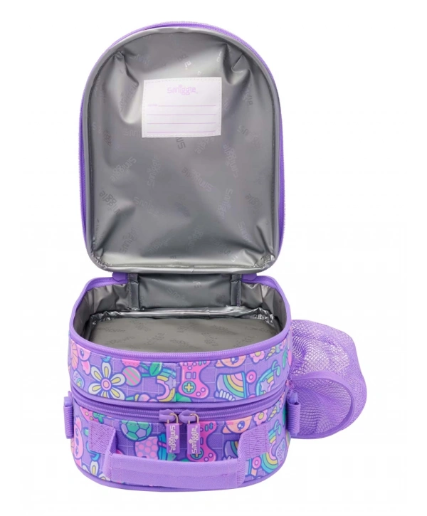 Smiggle - Curious Sert Kapaklı Beslenme Çantası