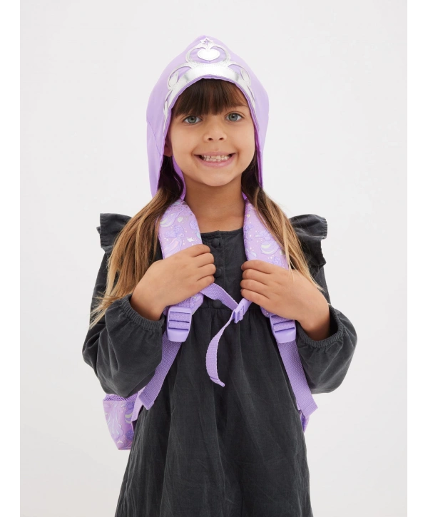 Smiggle - Disney Prenses Junior Kapşonlu Sırt Çantası